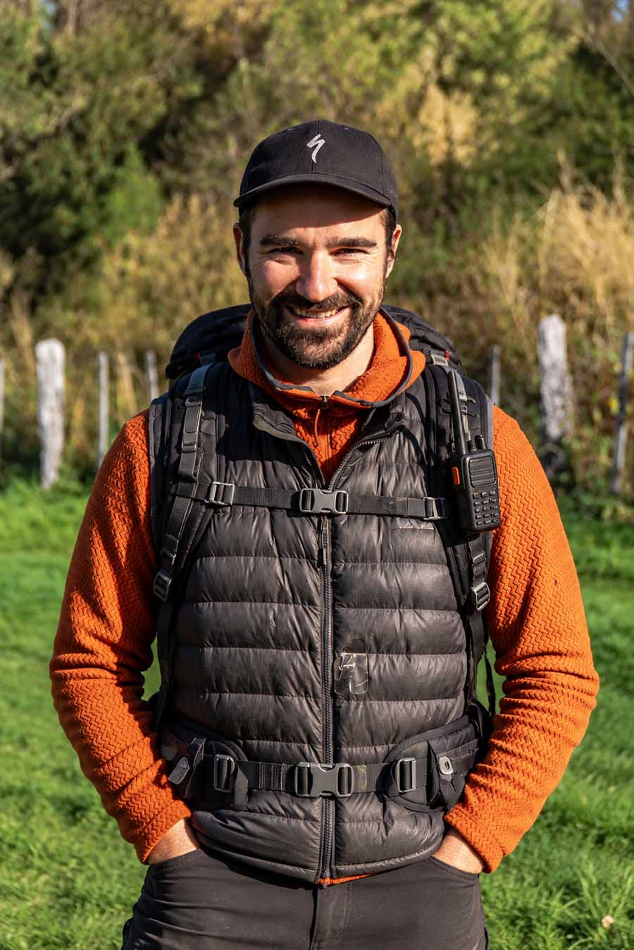 Jan Guzmán, jefe de guías de Patagonia Bikers